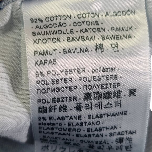 Levis 721 Jeans Womens 30 28x28 High Rise Skinny Light Wash Stretch Distressed - Picture 6 of 15